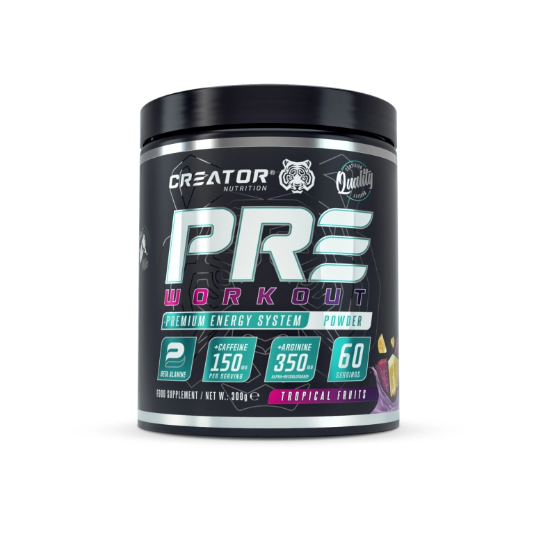 CREATOR Nutrition PREworkout 300g Tropical Fruit